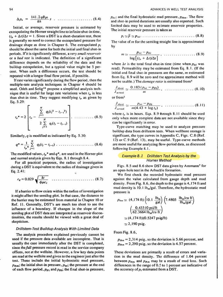 Well Completrion H W | PDF