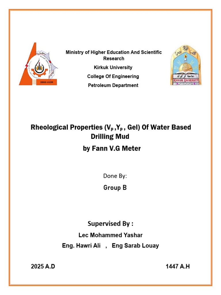 Drilling Fluid Engineering Exp2 | PDF