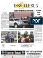 Students Participate in Mock Accident: Budget Move Could Cut Taxes