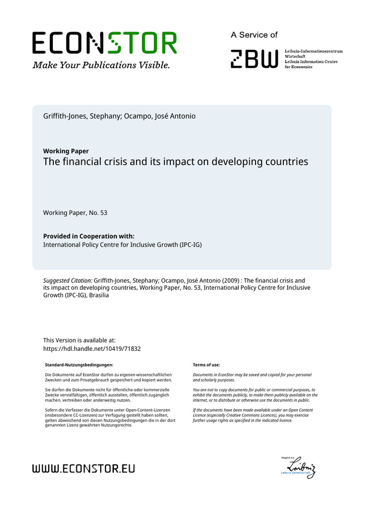 The Financial Crisis | PDF | Fiscal Policy | Monetary Policy