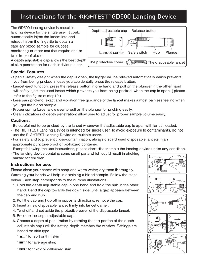 Lancing Device Insert-En 180222 | PDF