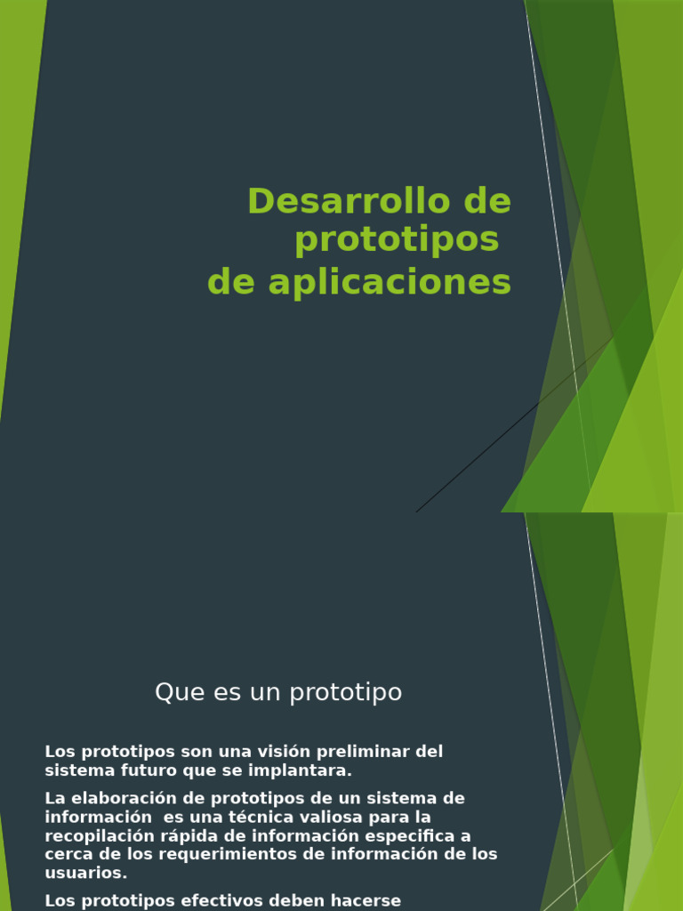 Prototipos en Desarrollo de Aplicaciones | PDF | Software | Ingeniería ...