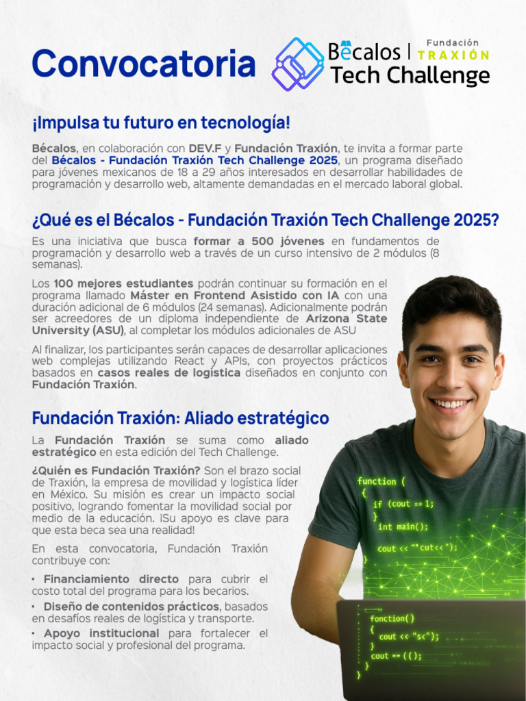 Bécalos Tech Challenge 2025: Inscripciones Abiertas | PDF | Logística ...