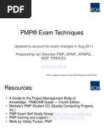 PMP Exam Techniques