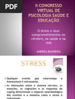 Andrea Bandeira Palestra Stress Auditório Psicológica Tv