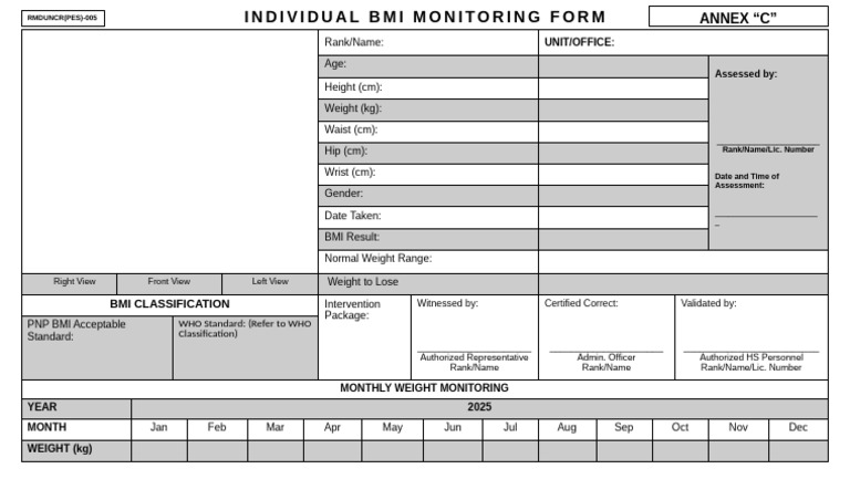 New Ibmf Editable Format PPT - 1 - 1 - 2 | PDF | Body Mass Index ...