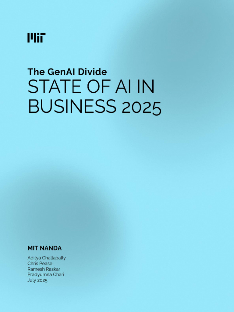 GenAI Divide: AI in Business 2025 | PDF