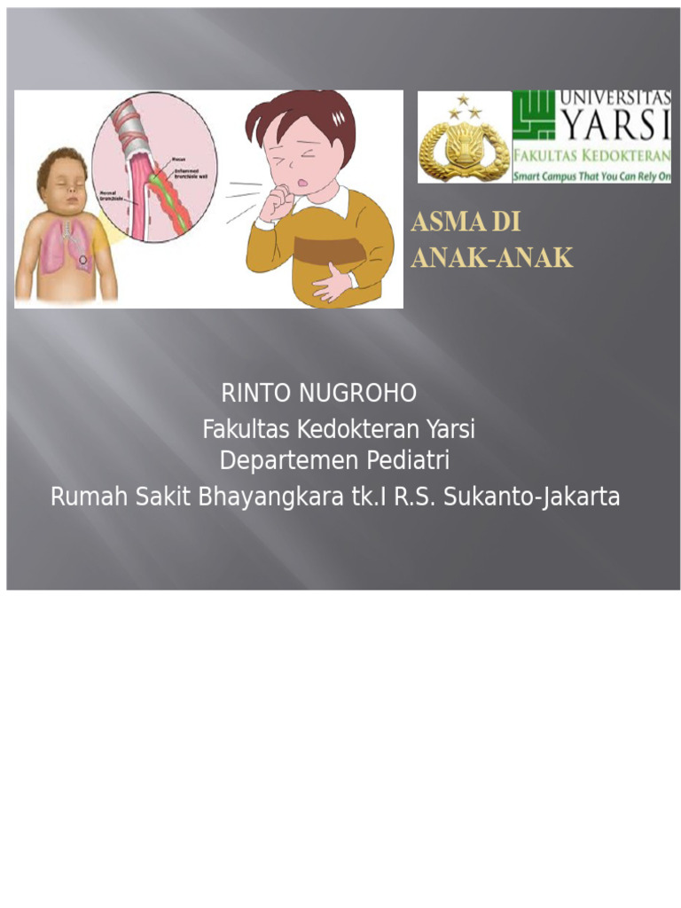 Asma Pada Anak PPT 1 | PDF