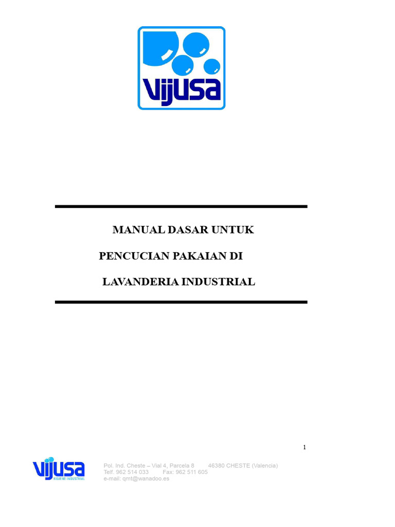 Manual Laundry | PDF