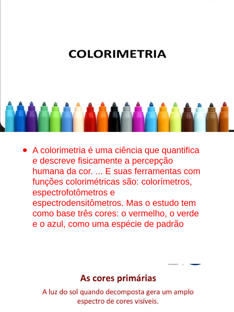 Colorimetria | PDF