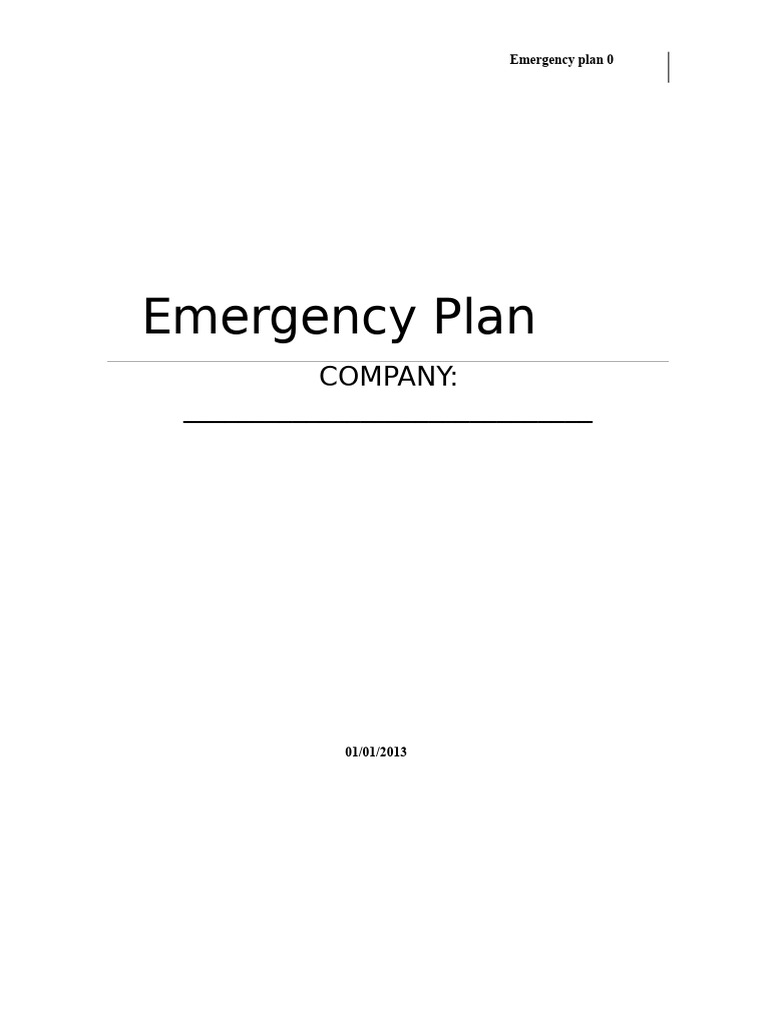 Comprehensive Emergency Plan Guide | PDF | Fires | Combustion