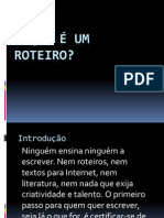 O Que É Um Roteiro