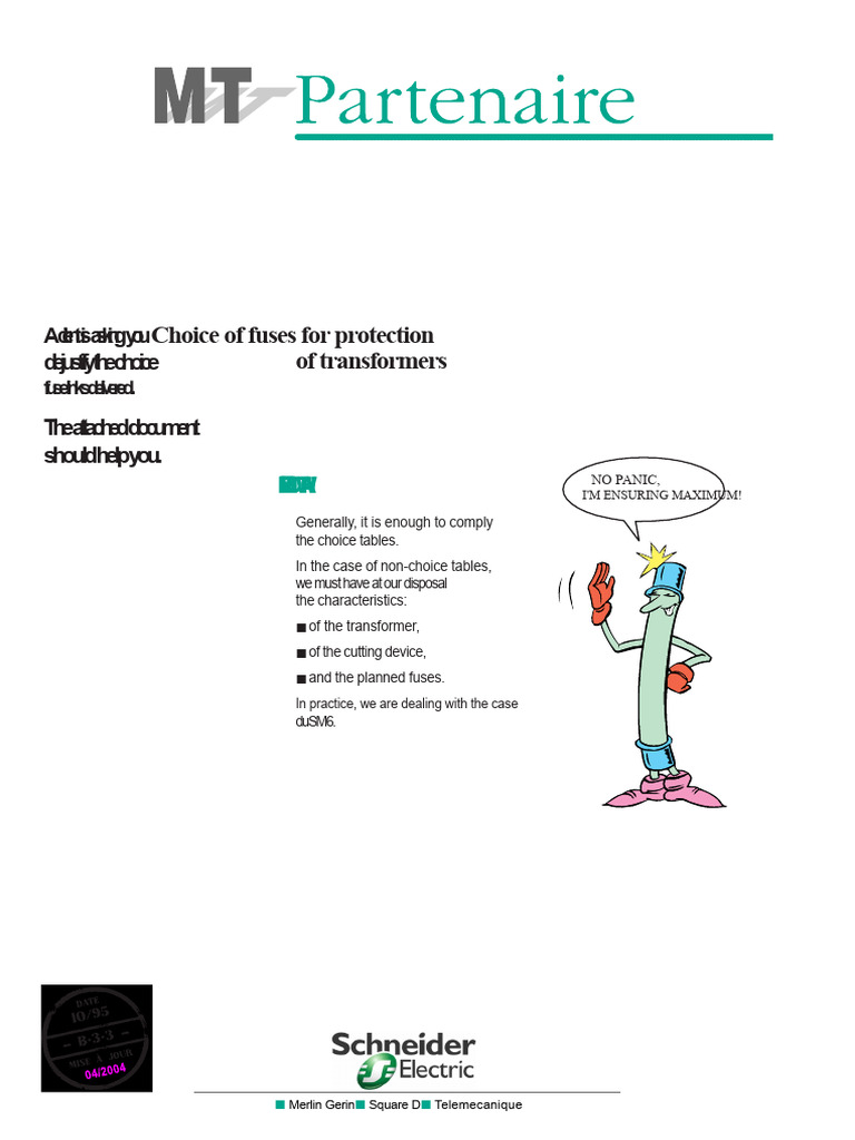 Fuse Selection for Transformer Protection | PDF | Fuse (Electrical ...