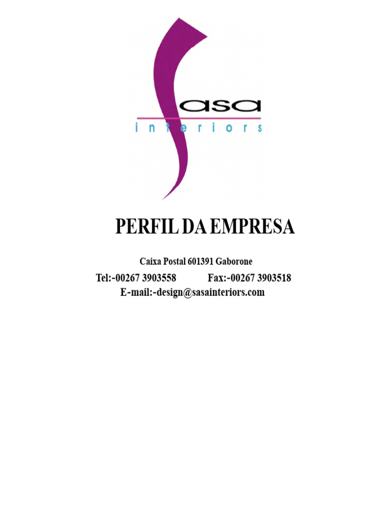 Sasa Interiors: Design de Interiores em Botsuana | PDF | Botsuana ...