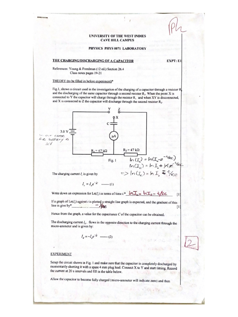 Phys0071 All Lab Solutions | PDF