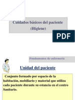 Cuidados Basicos Del Paciente (HIGIENE)