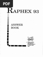 Raphex 93 Answer Book