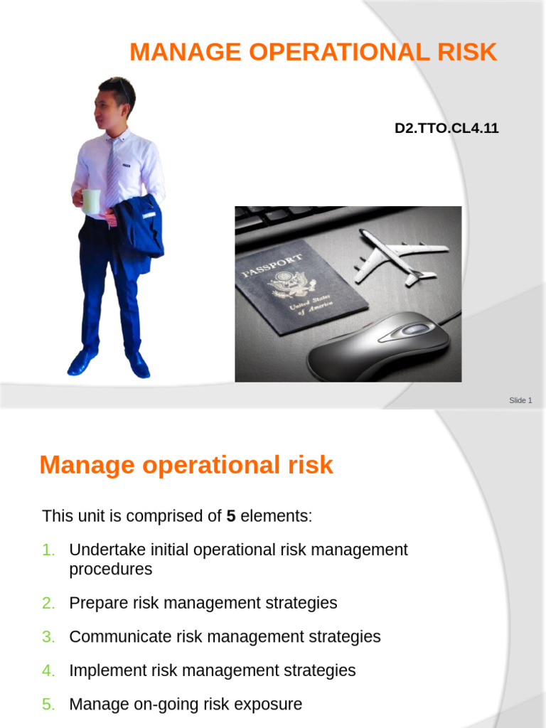 Manage Operational Risk 270715 | PDF | Risk | Risk Management