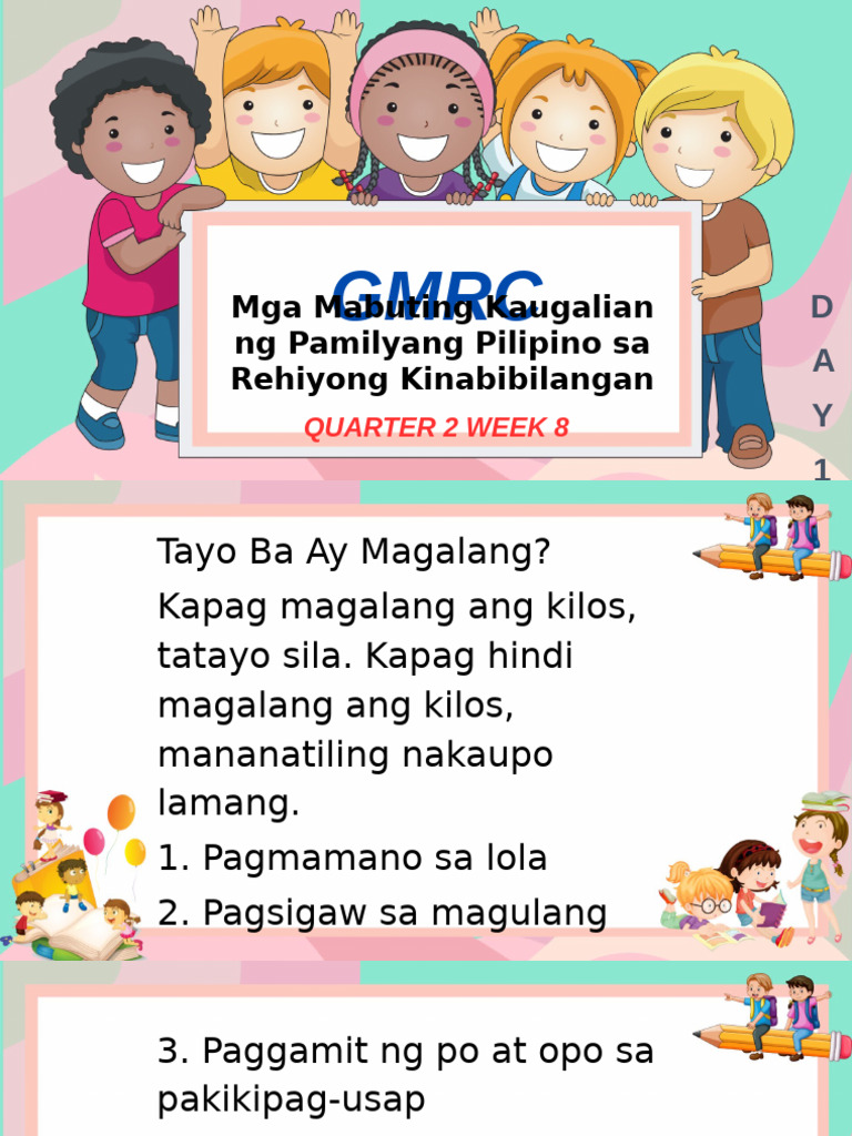 GMRC Q2 W8 | PDF