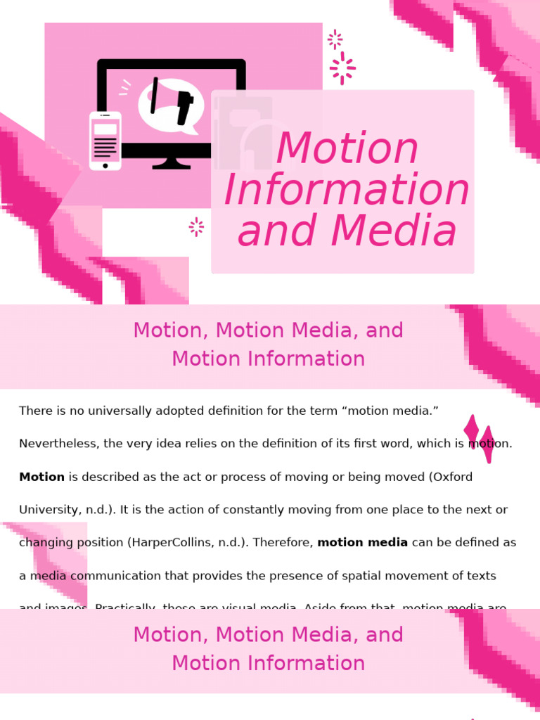 Understanding Motion Media Basics | PDF | Television | Video