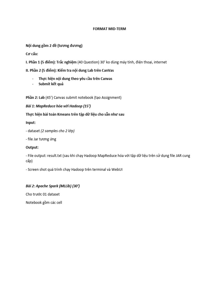 Format Mid Term | PDF