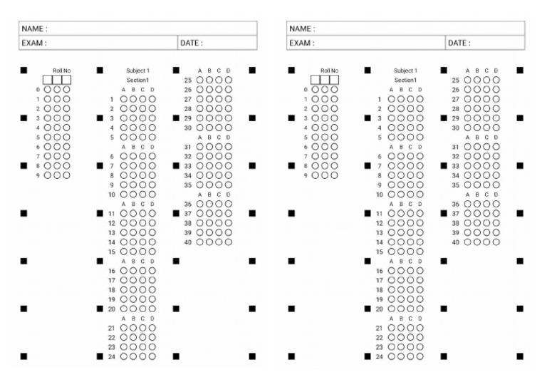 Answer Sheet Summative | PDF