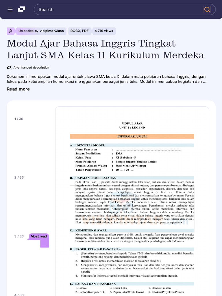 Modul+Ajar+Bahasa+Inggris+Tingkat+Lanjut+SMA+Kelas+11+Kurikulum ...