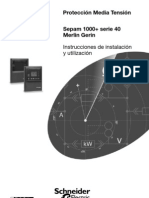 Sepam S40 (Manual Instalación y Puesta en Servicio)