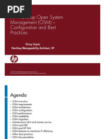 Configuration and Best Practices OSM