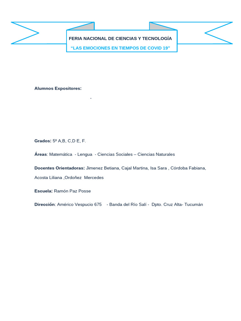 Feria Ciencias | PDF | Salud mental | Las emociones