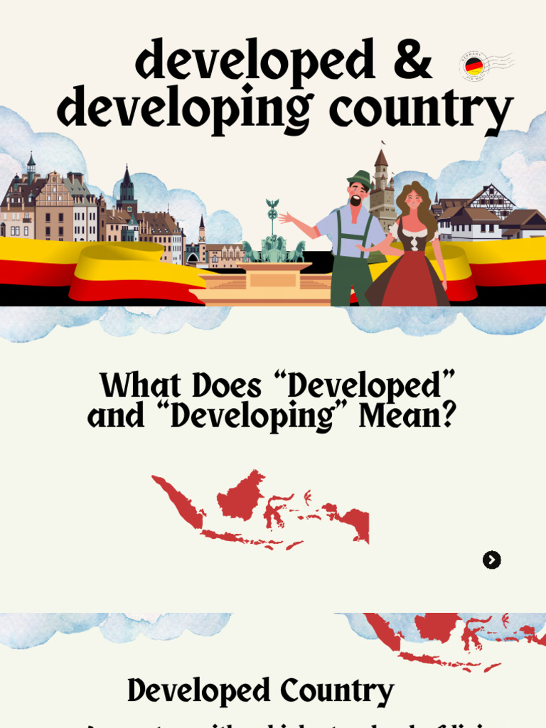 Developed and Developing Country | PDF