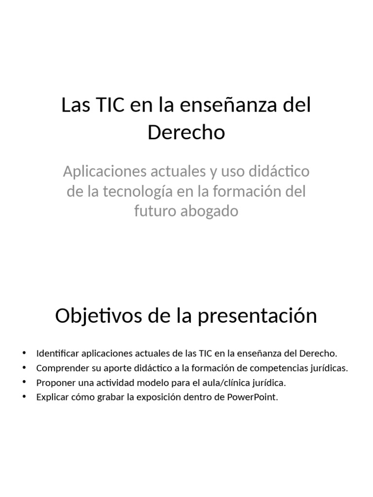 TIC en La Ensenanza Del Derecho | PDF | Inteligencia artificial ...