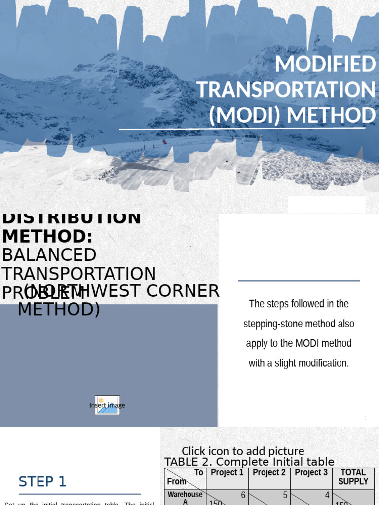 Modified Distribution Method | PDF | Applied Mathematics | Mathematics