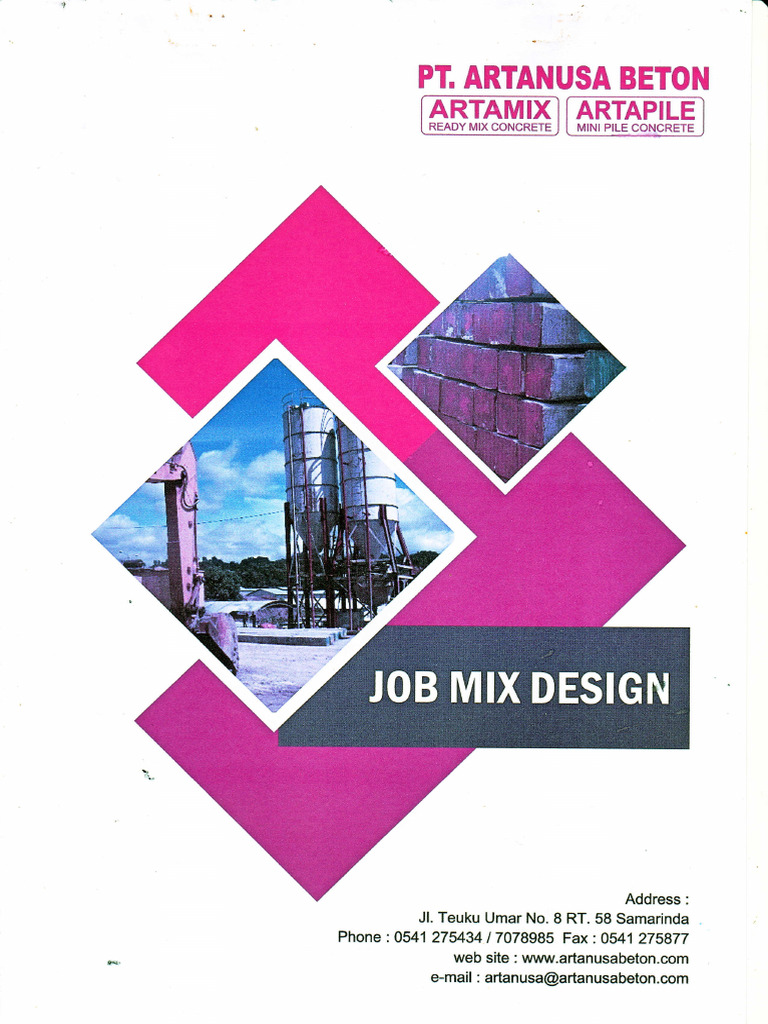 Job Mix Design K-300 | PDF | Concrete | Masonry