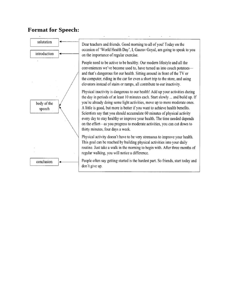 Format For Speech and Debate | PDF