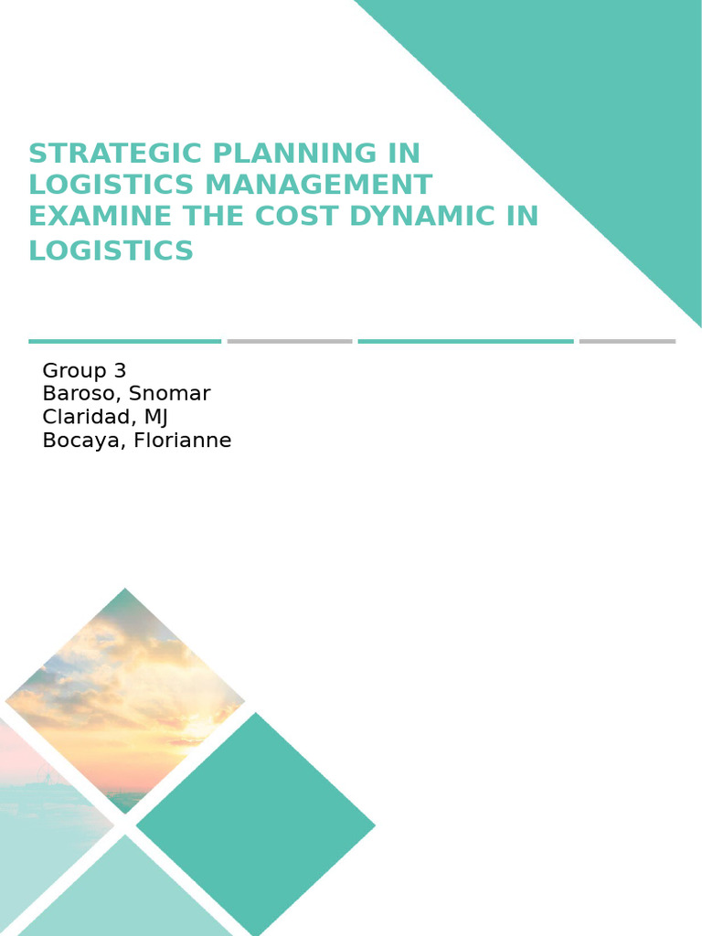 Logistics Management | PDF | Logistics | Inventory