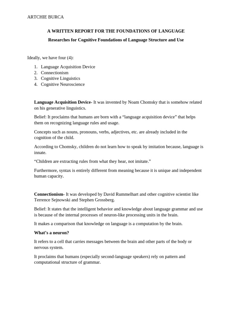 3 - Cognitive Foundations of Language Structure and Use - Artchie B ...