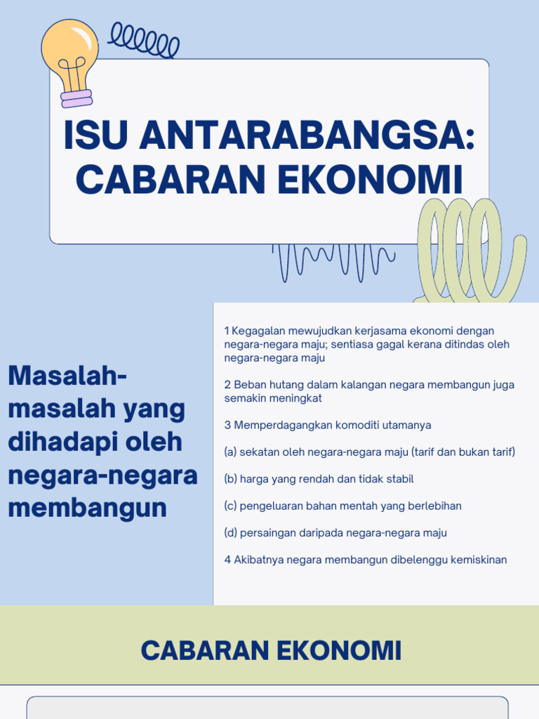 Pam Cabaran Ekonomi | PDF