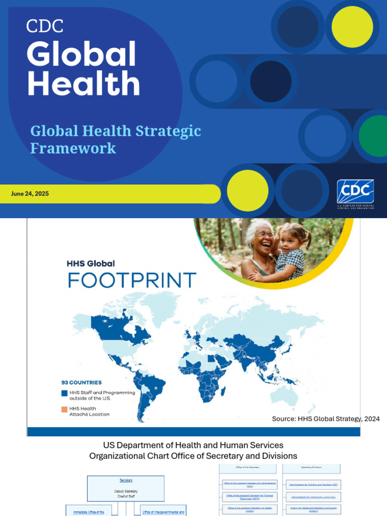 CDC Global Health Strategic Framework | PDF | Influenza | Global Health