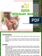 Zikir Sesudah Shalat