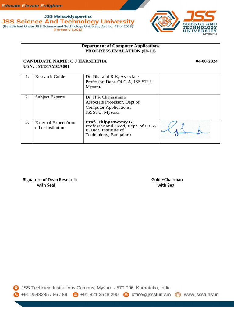 Computer Applications Progress Evaluation | PDF