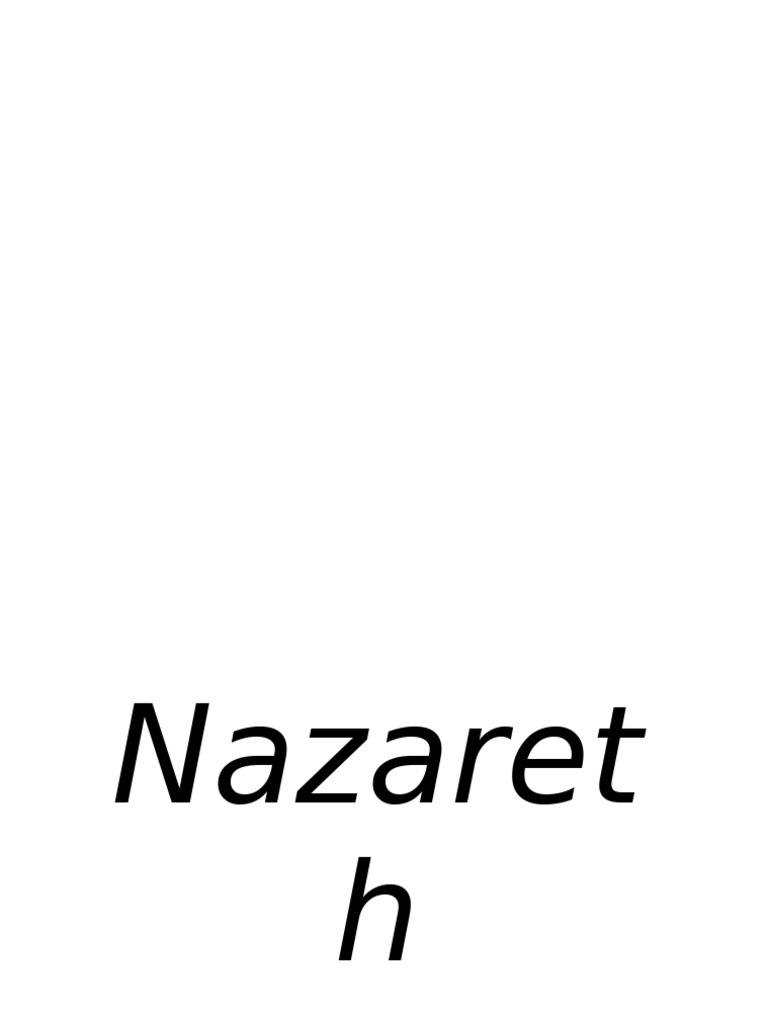 Nazareth | PDF