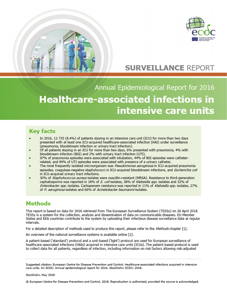 ICU-Acquired Infections in 2016 Report | PDF | Urinary Tract Infection ...