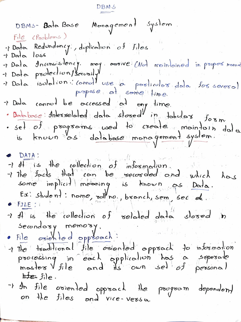 Dbms Sem 3 | PDF