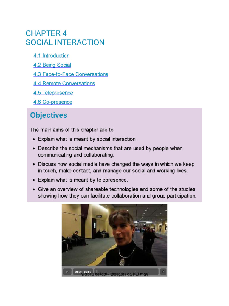 05 - Chapter 4 - Social Interactions | PDF