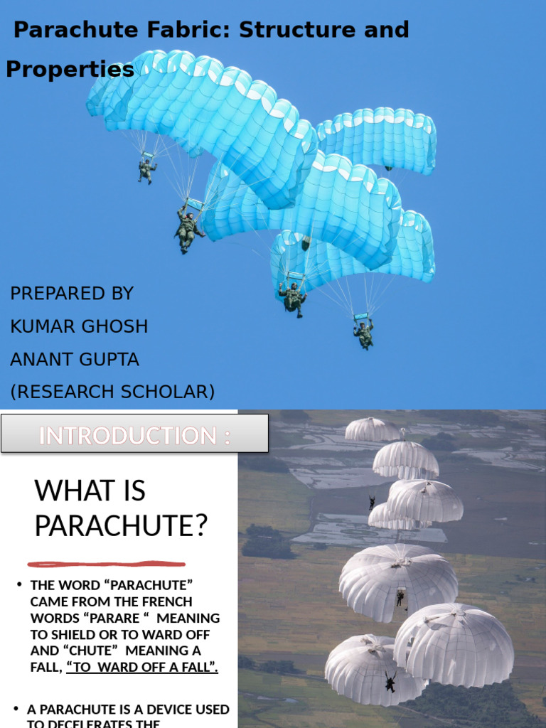 Parachute Fabric: Structure & Properties | PDF | Parachute | Textiles