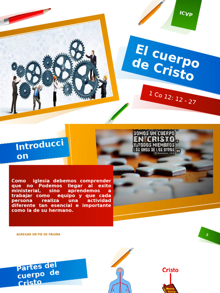 La importancia del cuerpo de Cristo en la iglesia | PDF | Cristo ...