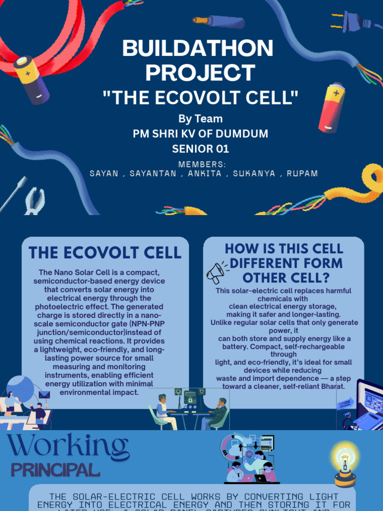 EcoVolt Cell: Innovative Solar-Electric Solution | PDF | Battery ...