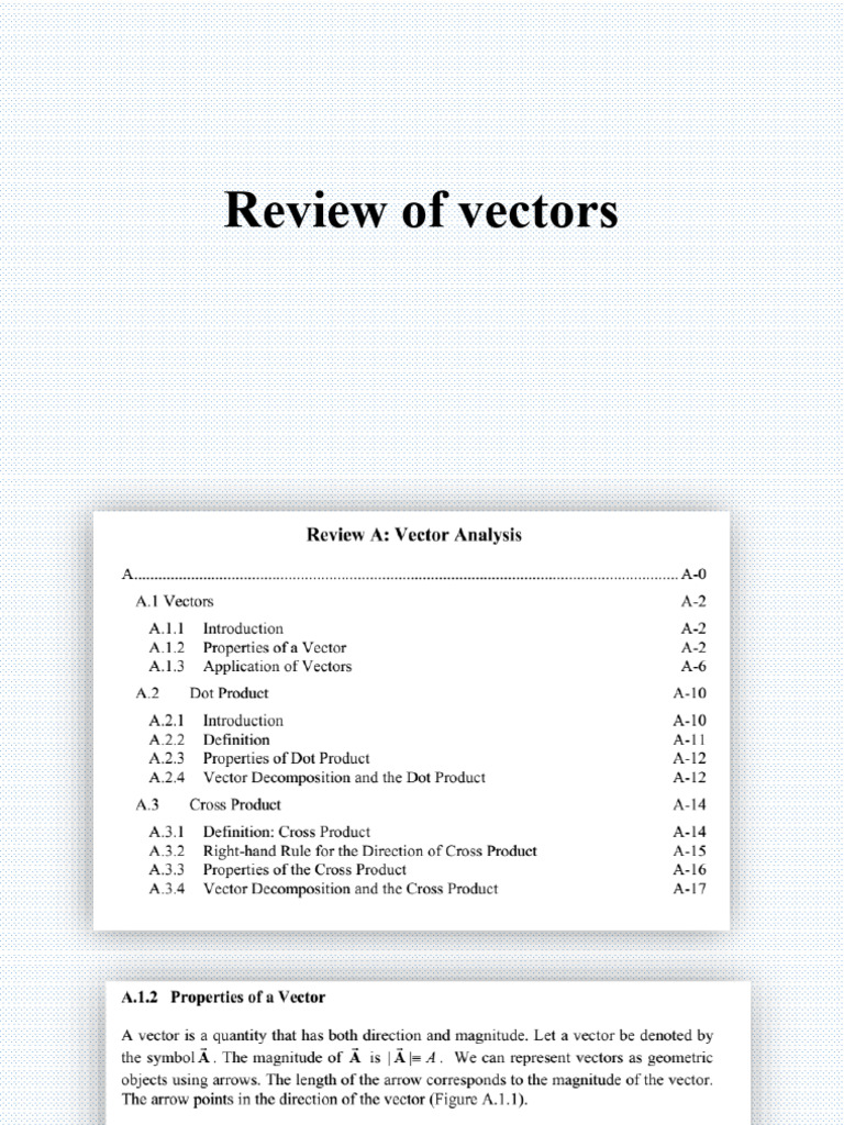 Chapter3 Vectors | PDF
