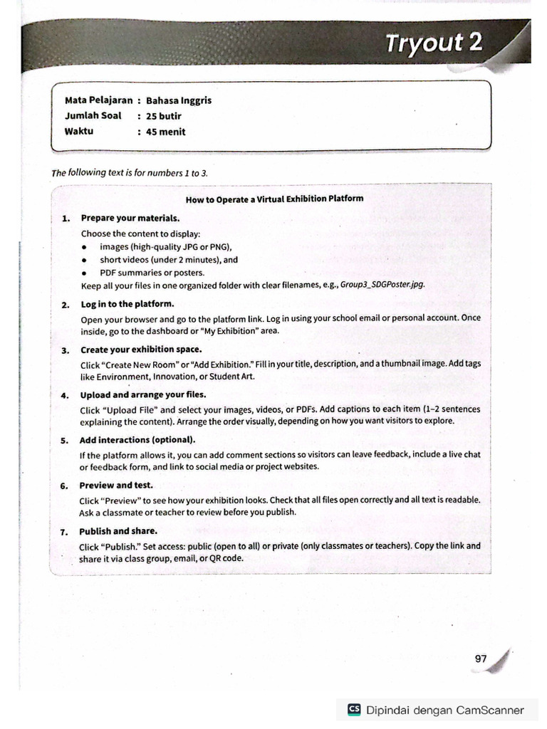 Try Out 2 | PDF